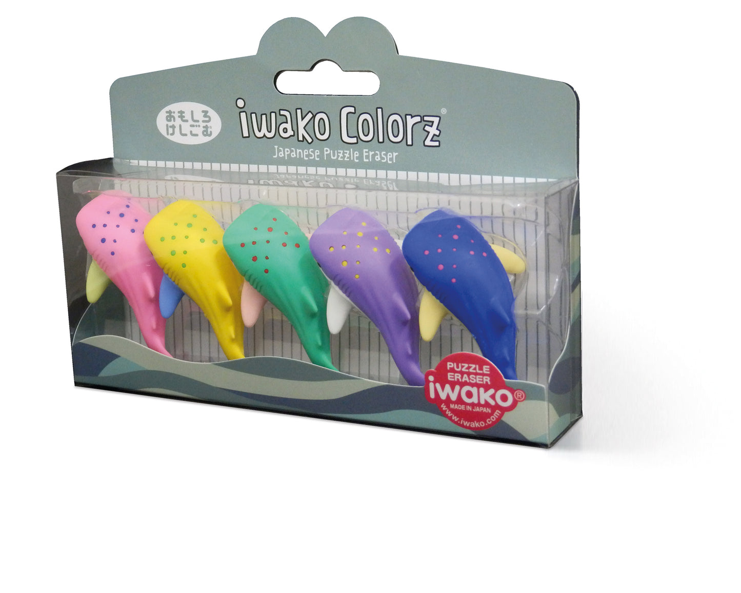 IWAKO COLORZ "Whale Shark" x 4 packs