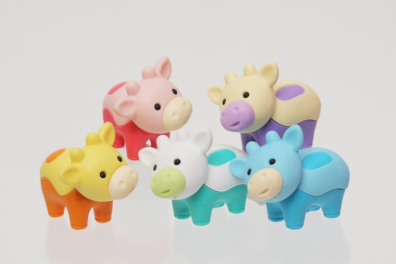 IWAKO COLORZ "Cow" x 4 packs