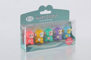 IWAKO COLORZ "Monkey" x 4 packs