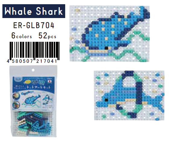 KESHI-BLO-Dot Art Kit ”Whale Shark” x 3 packs
