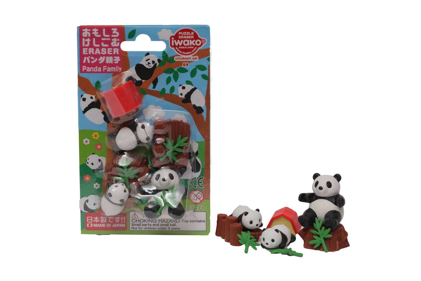 Blister Pack "Panda Family" x 10 packs