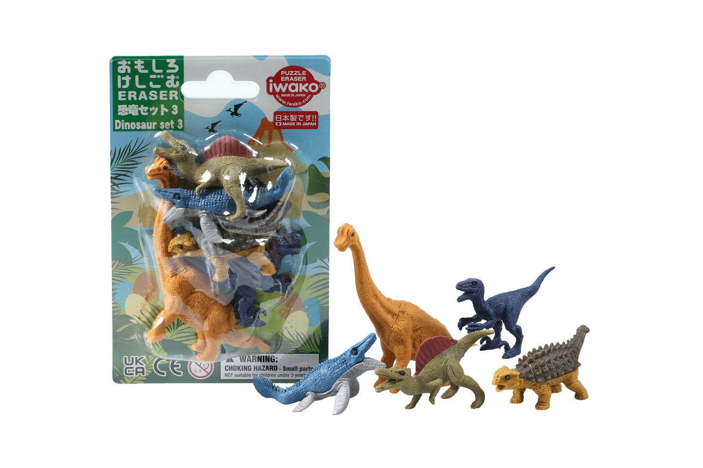 Blister Pack "Dinosaurs 3" x 10 packs