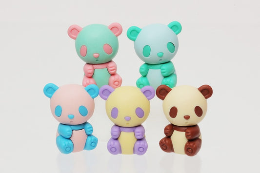 IWAKO COLORZ "Panda" x 4 packs