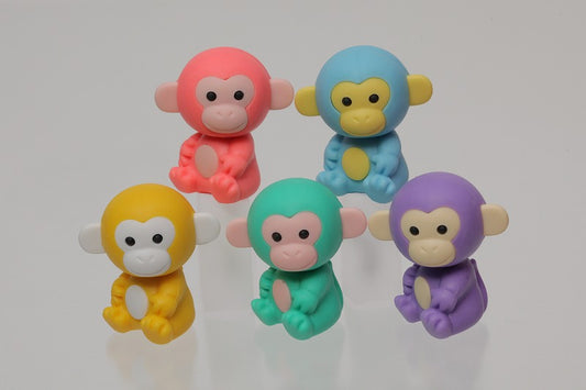 IWAKO COLORZ "Monkey" x 4 packs